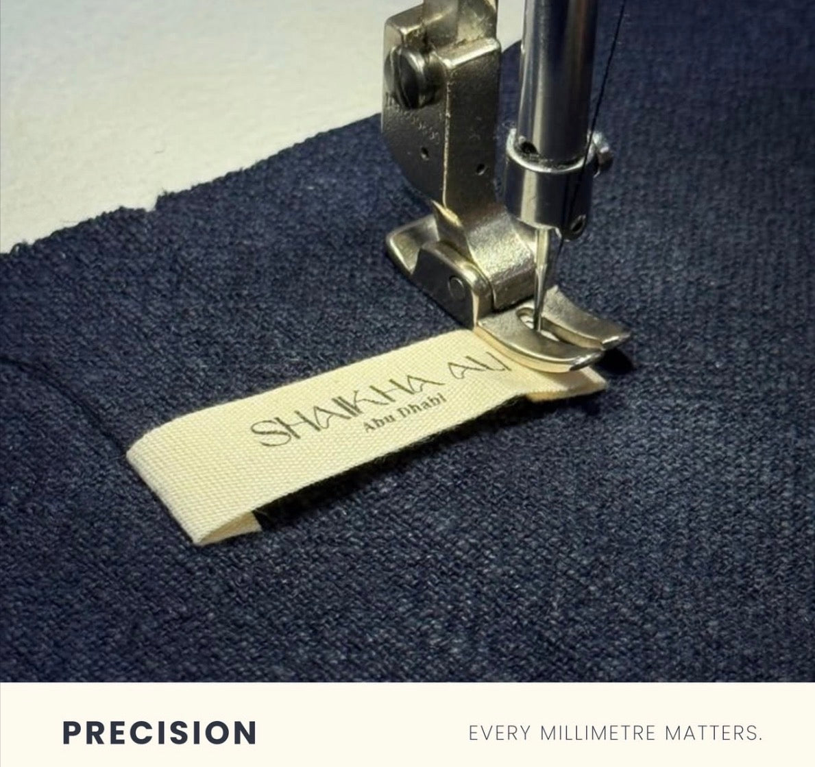 Cotton Label · End Fold · 60 × 15 mm