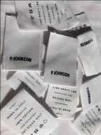 Cotton Label · Centre Fold · 32 × 64 mm