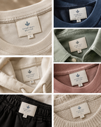 Cotton Label · End Fold · 40 x 40 mm