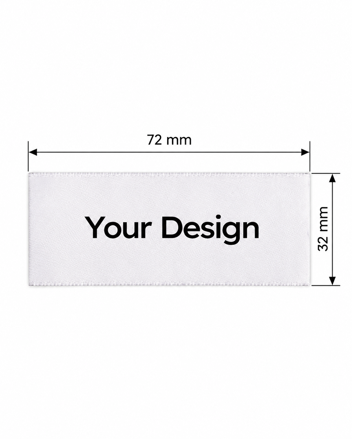 Woven Label - 72 x 32mm