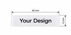 Woven Label - 60x15mm