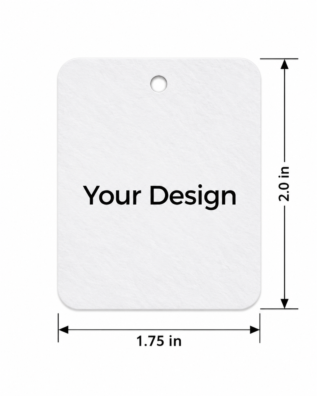 Hang Tag - 1.75 x 2 inches