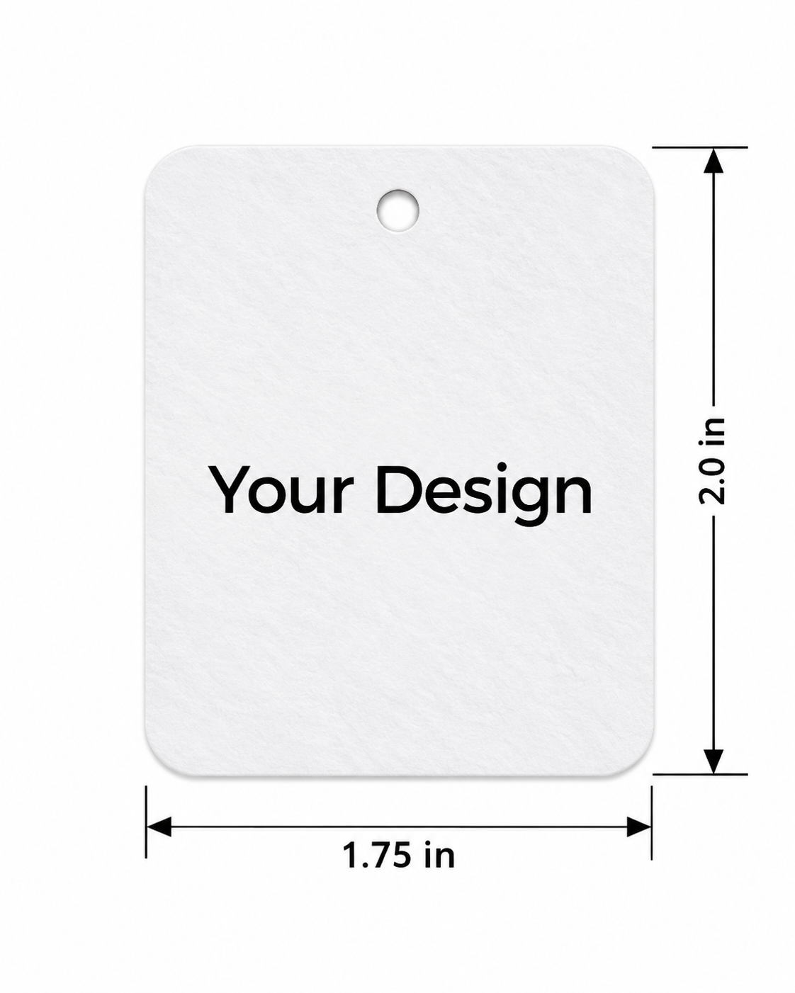 Hang Tag - 1.75 x 2 inches