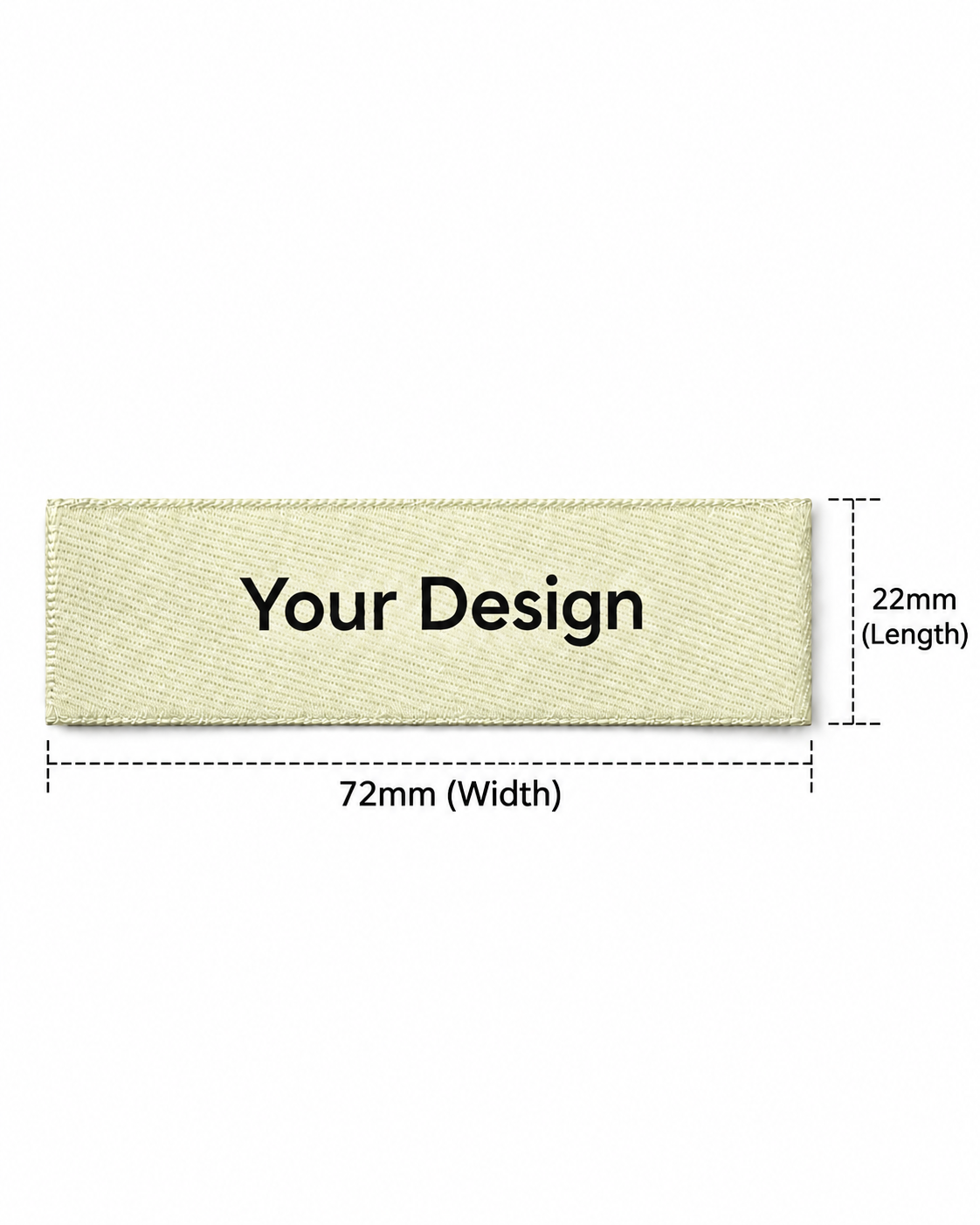 Cotton Label #001 (72mm x 22mm