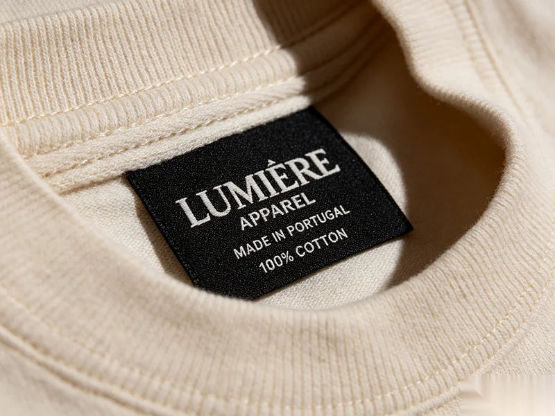 Woven Label · End Fold · 40 × 40 mm