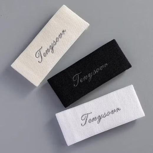 Woven Label · End Fold · 15 × 60 mm