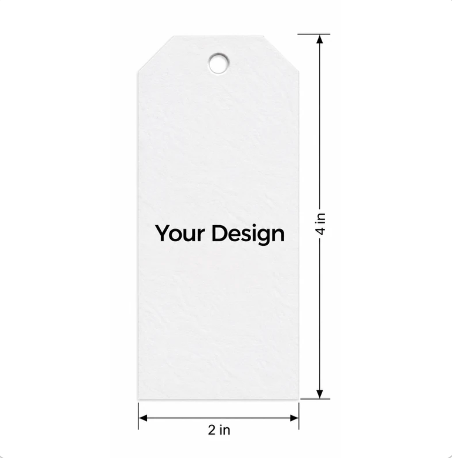 Hang Tag - 2x4 inches