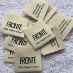 Cotton Label · End Fold · 40 × 40 mm