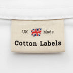 Cotton Label · Centre Fold · 50 × 30 mm
