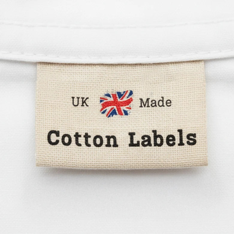 Cotton Label · Centre Fold · 50 × 30 mm