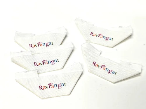 Cotton Label · Mitre Fold · 60 × 12.50 mm