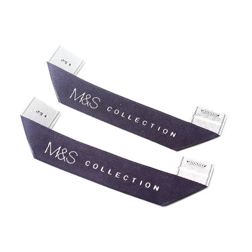 Woven Label · Mitre Fold · 60 × 15 mm