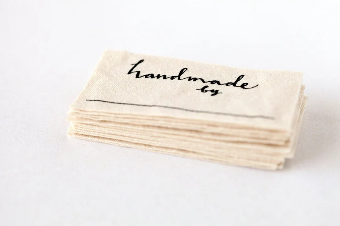 Cotton Label · End Fold · 60mm × 20 mm