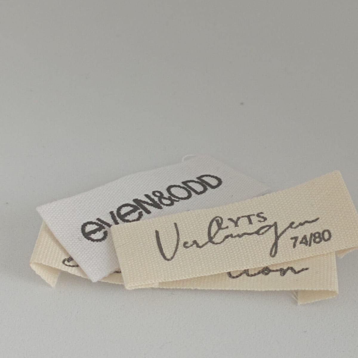 Cotton Label · End Fold · 60mm × 20 mm