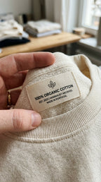 Cotton Label · End Fold · 40 x 40 mm