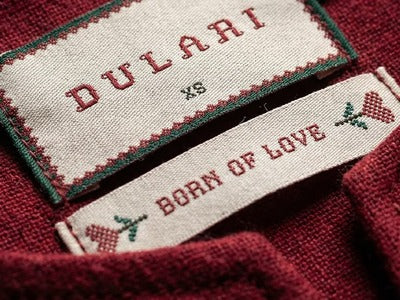 High-Density Damask Main Woven Labels