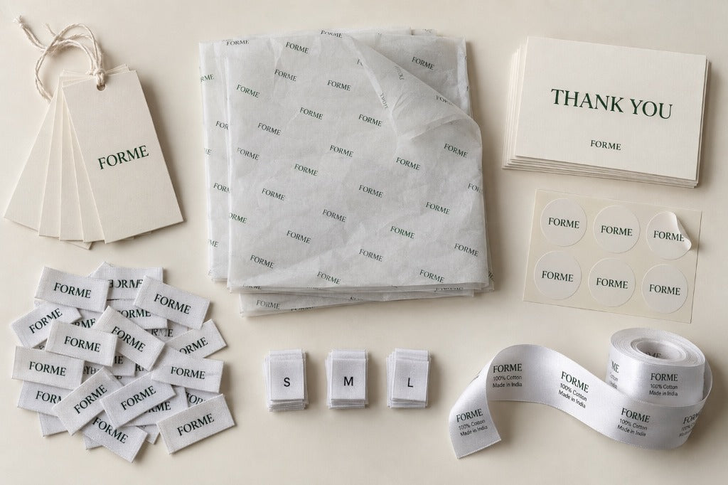 Custom Brand Packaging & Label Trim Sets