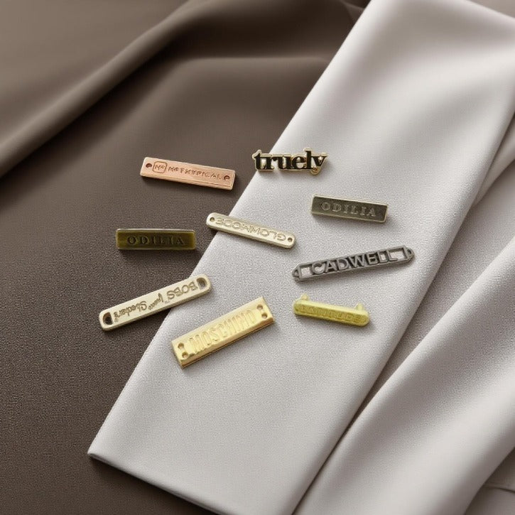Custom Metal Labels - Premium Hardware & Engraved Brand Plates